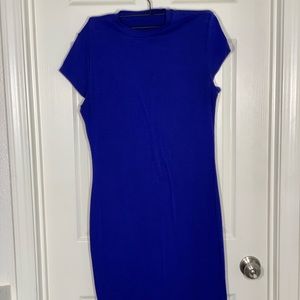 Royal Blue Midi Bodycon Dress